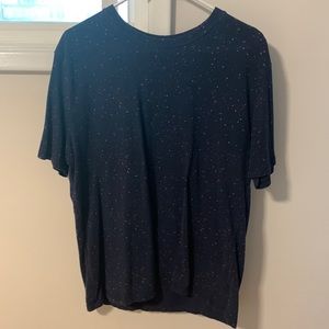 Topo Designs, Navy Speckle Tee, L